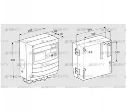 BCU460W8P2C0D0000K1E1-/LM400WF3O0E1- (88680128) Блок управления горением Kromschroder