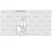 VAS1W0/W25R/NW (88028550) Газовый клапан Kromschroder