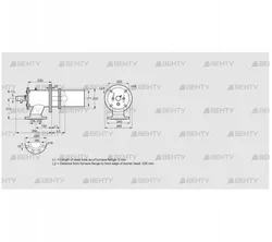 ZIC 165HB-0/235-(18)D (84246514) Газовая горелка Kromschroder