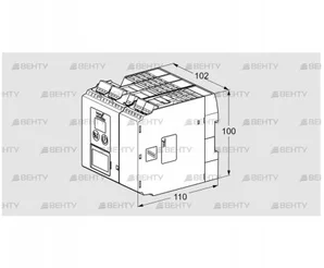 FCU500WC1F1H1K2-E (88621340) Автомат безопасности агрегатов Kromschroder