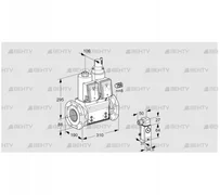 VCS780F05NLWR3B/4-PP/2-P2 (88204105) Сдвоенный газовый клапан Kromschroder