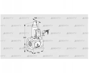 VAS665F05LWGRB/MM/PP (88204534) Газовый клапан Kromschroder