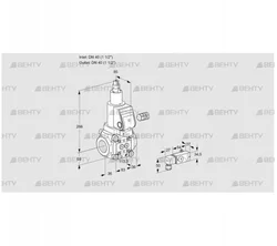 VAS340R/LWSR (88012503) Газовый клапан Kromschroder