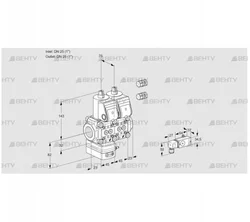 VCD1E25R/25R05D-25NWR3/-2PP/PP2- (88104827) Регулятор давления Kromschroder