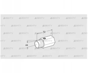 GEH 25R10 (03352508) Регулирующий кран для газа Kromschroder