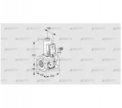 VAS780F05NQGR3E/PP/PP (88206760) Газовый клапан Kromschroder