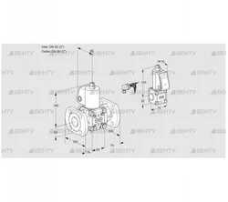 VAS3E50F/50F05NWL/BS/PP (88105671) Газовый клапан Kromschroder