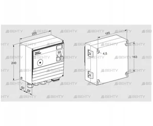 BCU460-3/1LR3GBB1/1 (88610262) Блок управления горением Kromschroder