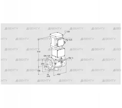 VK 125F10Q6HA6L3SF (85315518) Газовый клапан с приводом Kromschroder