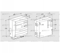 BCU480W3P6C1D1000K1E1-/LM400WF3O0E1- (88680306) Блок управления горением Kromschroder