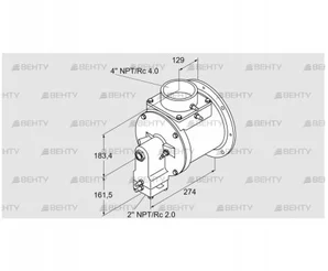 TJ28.0300-A1AMATND2E8XSZ0 (85401102) Газовая горелка Kromschroder