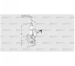 VAS115/-R/LW (88025210) Газовый клапан Kromschroder