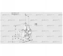 VAH2E40F/25R05HEVWR/PP/PP (88102383) Клапан с регулятором расхода Kromschroder