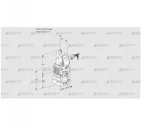 VAV1-/25R/NWAK (88011231) Газовый клапан с регулятором соотношения Kromschroder