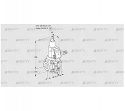 VAS365R/LQSR (88004703) Газовый клапан Kromschroder