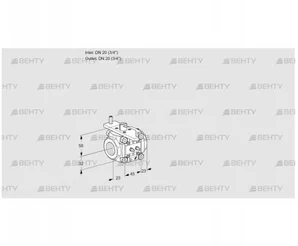 VFC1T20/20N05-08MMPP (88302782) Регулирующий клапан Kromschroder