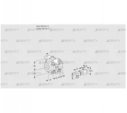 VFC125/25R05-20PP-1 (88303641) Регулирующий клапан Kromschroder