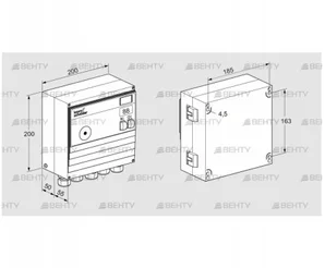 BCU465-5/1L5W3GBAC (88612191) Блок управления горением Kromschroder