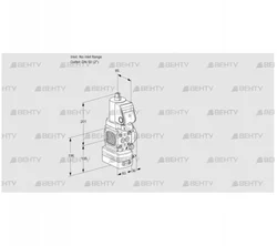 VAD3T-/50N/NQGR-100A (88033097) Газовый клапан с регулятором давления Kromschroder