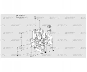 VCG2E50R/40F05NGEVWR3/PPPP/PPPP (88101866) Клапан с регулятором соотношения Kromschroder