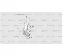 VAS3-/50R/NWSR (88003513) Газовый клапан Kromschroder