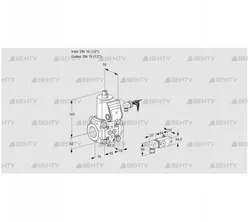 VAS115R/NW (88001724) Газовый клапан Kromschroder