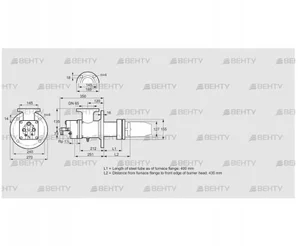 BIC 125RB-400/435-(15)E (84034054) Газовая горелка Kromschroder