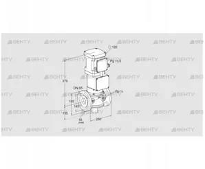 VK 65F10W6A93DF (85311125) Газовый клапан с приводом Kromschroder