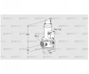 VR 50R01LT33D (85248700) Воздушный электромагнитный клапан Kromschroder