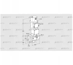 VK 40F10W6XA43D (85315006) Газовый клапан с приводом Kromschroder