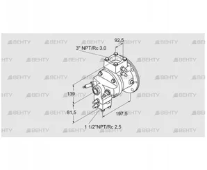 TJ28.0100-A2AMSCNC4E2XAB0 (85401361) Газовая горелка Kromschroder