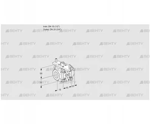 VFC115/20R05-08PPPP (88301429) Регулирующий клапан Kromschroder