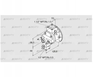 TJ28.0015-A2AMSCPA4C9FSN0 (85401151) Газовая горелка Kromschroder