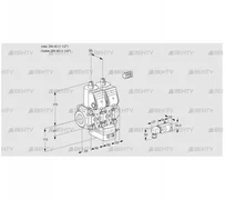 VCH2E40R/40R05NHEWR/PP-3/PPPP (88105282) Клапан с регулятором расхода Kromschroder