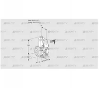 VAS115R/NK (88011740) Газовый клапан Kromschroder