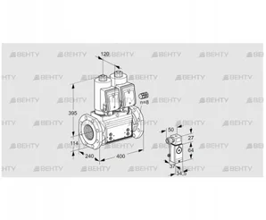 VCS9125F05NNAGR3B/PPP2/PPPP (88204654) Сдвоенный газовый клапан Kromschroder