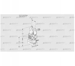 VAG1-/25R/NYAE (88027551) Газовый клапан с регулятором соотношения Kromschroder