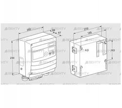 BCU460W3P3C0D0000K1E1-/LM400WF1O0E1- (88680178) Блок управления горением Kromschroder