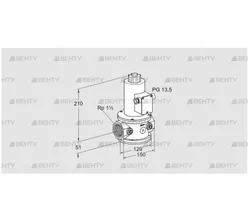 VG 40R03NQ33DMVZ (85256861) Запорный газовый клапан Kromschroder