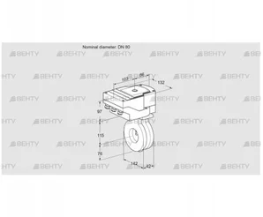 IBA80Z05/40A2D (88301477) Дроссельная заслонка Kromschroder