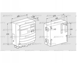 BCU460W1P2C0D0000K1E0-/LM400WF0O0E1- (88680377) Блок управления горением Kromschroder