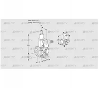 VAS115R/LW (88014326) Газовый клапан Kromschroder