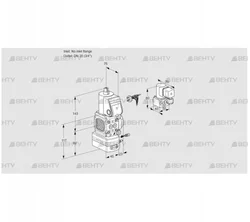 VAG1-/20R/NWAE (88000468) Газовый клапан с регулятором соотношения Kromschroder