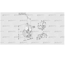 VAS120R/NW (88009104) Газовый клапан Kromschroder