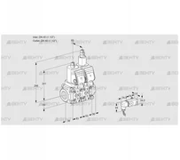 VCS3T40N/40N05NLQSR/3--3/PPMM (88100639) Сдвоенный газовый клапан Kromschroder