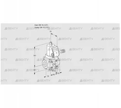 VAS115R/NQGR (88001608) Газовый клапан Kromschroder