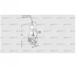 VAS3-/40R/LWGR (88034247) Газовый клапан Kromschroder