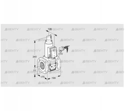 VAS665F05LWE/PP/PP (88203058) Газовый клапан Kromschroder