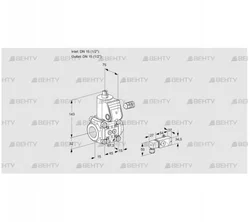 VAS115R/NW (88013276) Газовый клапан Kromschroder