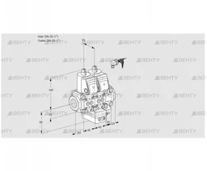 VCD1E25R/25R05ND-100VWR/PPPP/PPPP (88107666) Регулятор давления Kromschroder